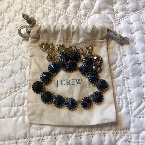 J. Crew • Gold & Navy Necklace